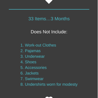 Capsule Wardrobe Take 2…With Modified Rules