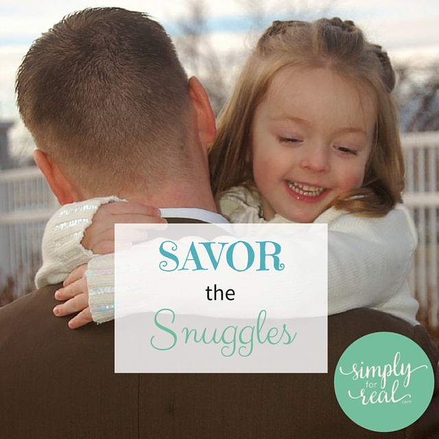 savor the snuggles