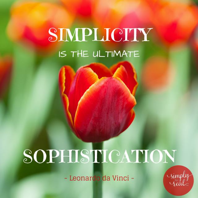 simplicity is sophistication