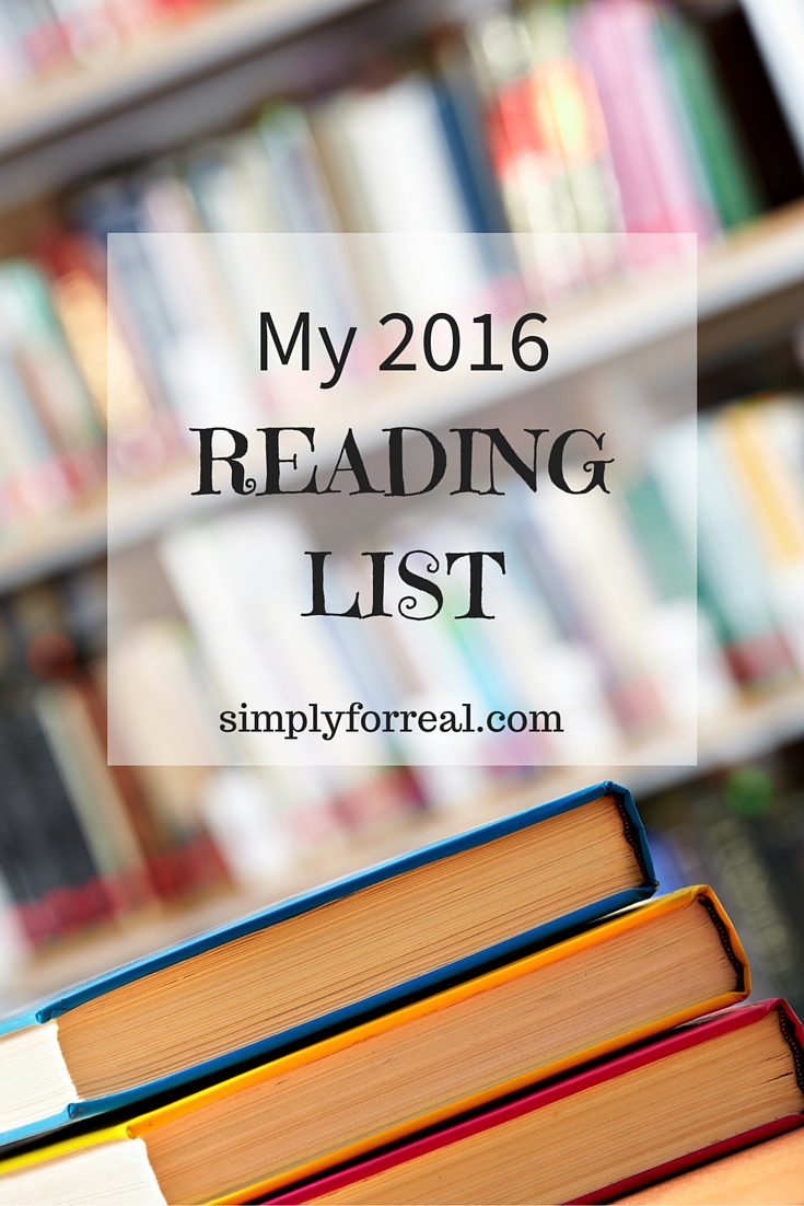 My 2016 reading list